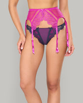 LA SENZA MUSE SUSPENDER CHARM DRK PINK / 10