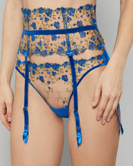 ROSEWYN SEXY SUSPENDER GARTER BLU368 / 10