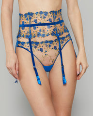 ROSEWYN SEXY SUSPENDER GARTER BLU368 / 10