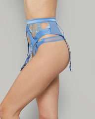 ROSABELLE SEXY ETHEREAL BLUE SUSPENDER GARTER ETHEREAL BLUE / 10