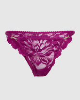 Sainted Sisters Sexy Tanga Panty Purple / M