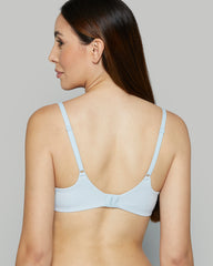 BRA PUSH UP RIB NIAGARA MIST-LSI / 34B