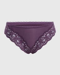 Isla & Evie Trendy Cheeky Panty Purple / M