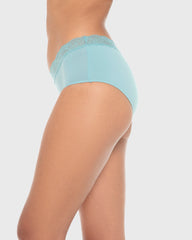 La Senza Isla And Evie Casual Comfort Rib Boyshort Panty Reef Waters Reef Waters / S