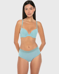 La Senza Isla And Evie Casual Comfort Rib Boyshort Panty Reef Waters Reef Waters / S