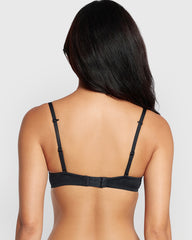 La Senza Sexy Gel Padding Plunge Bra BLACK / 34B