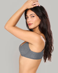 HEATHERED DEMI COMFORT BRA β LA SENZA BLACK / 34B