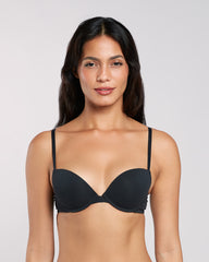 La Senza Trendy Pushup Plunge Bra BLACK / 34B