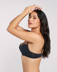 La Senza Trendy Pushup Plunge Bra BLACK / 34B
