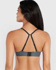 La Senza Body Kiss Plunge Bra GREY / 34B