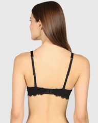 La Senza Lightly Lined Full Coverage Bra Black / 34B