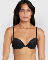 La Senza Remix Plunge Bra Black / 34B