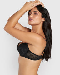 La Senza Remix Plunge Bra Black / 34B