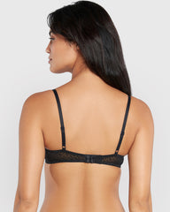 La Senza Remix Plunge Bra Black / 34B