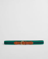 STRIPED WEBBING BELT Green / 80X32