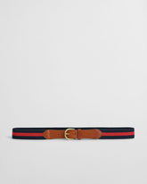 STRIPED WEBBING BELT Blue / 80X32