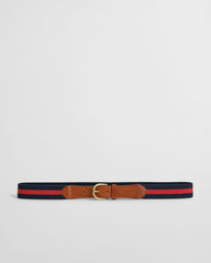 STRIPED WEBBING BELT Blue / 80X32