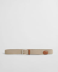 ELASTIC BRAIDED BELT Brown / 80X32