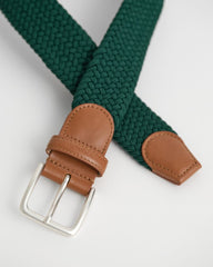 ELASTIC BRAIDED BELT Green / 80X32