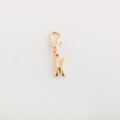 Women's Keyring Letter Charms Light Gold