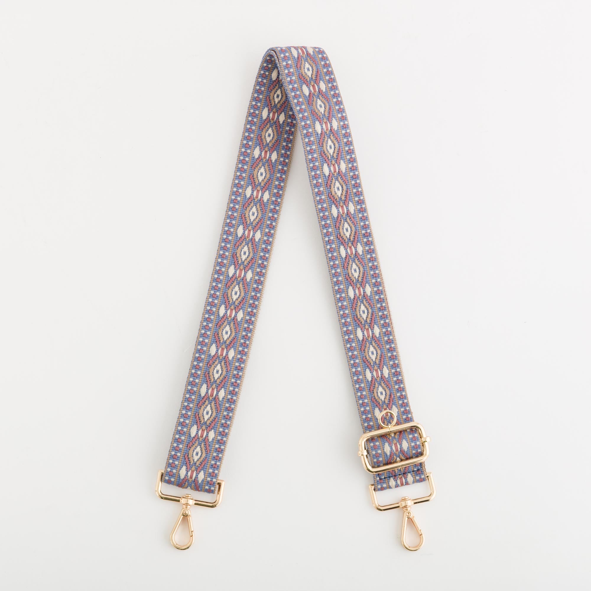 Bag Straps-Lavinia Det.Shoulder Single Size / Blue Denim/Multicolour
