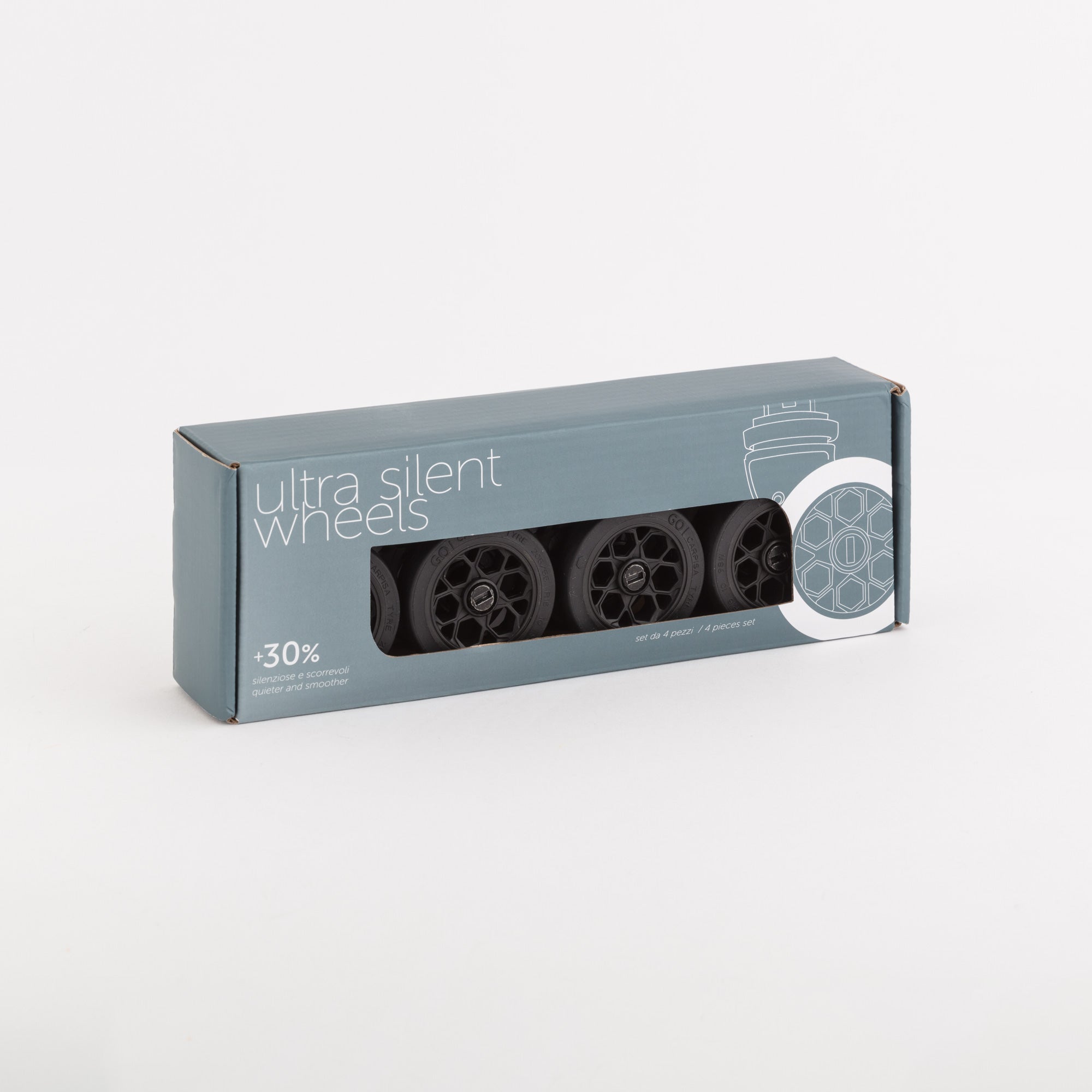 Luggage Wheels-Silent Carpisa Wheels 3.0 Single Size / Black