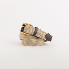 Men's Leather Belt - Braided Belt Go