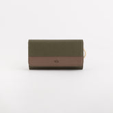 Keyrings-Berna Wallet Single Size / Forest/Taupe