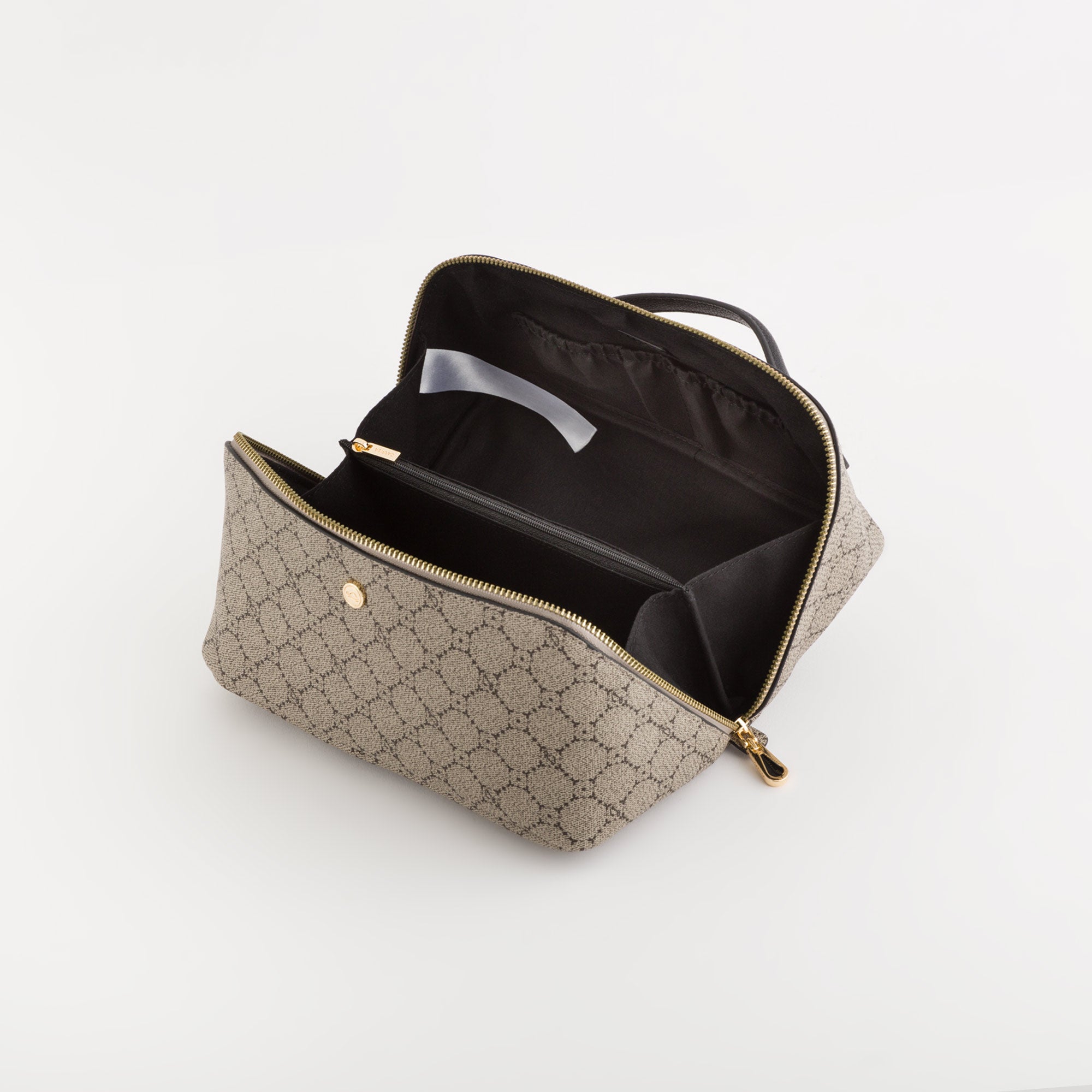 Toiletry Bags-Diana Wallet Single Size / Taupe/Black