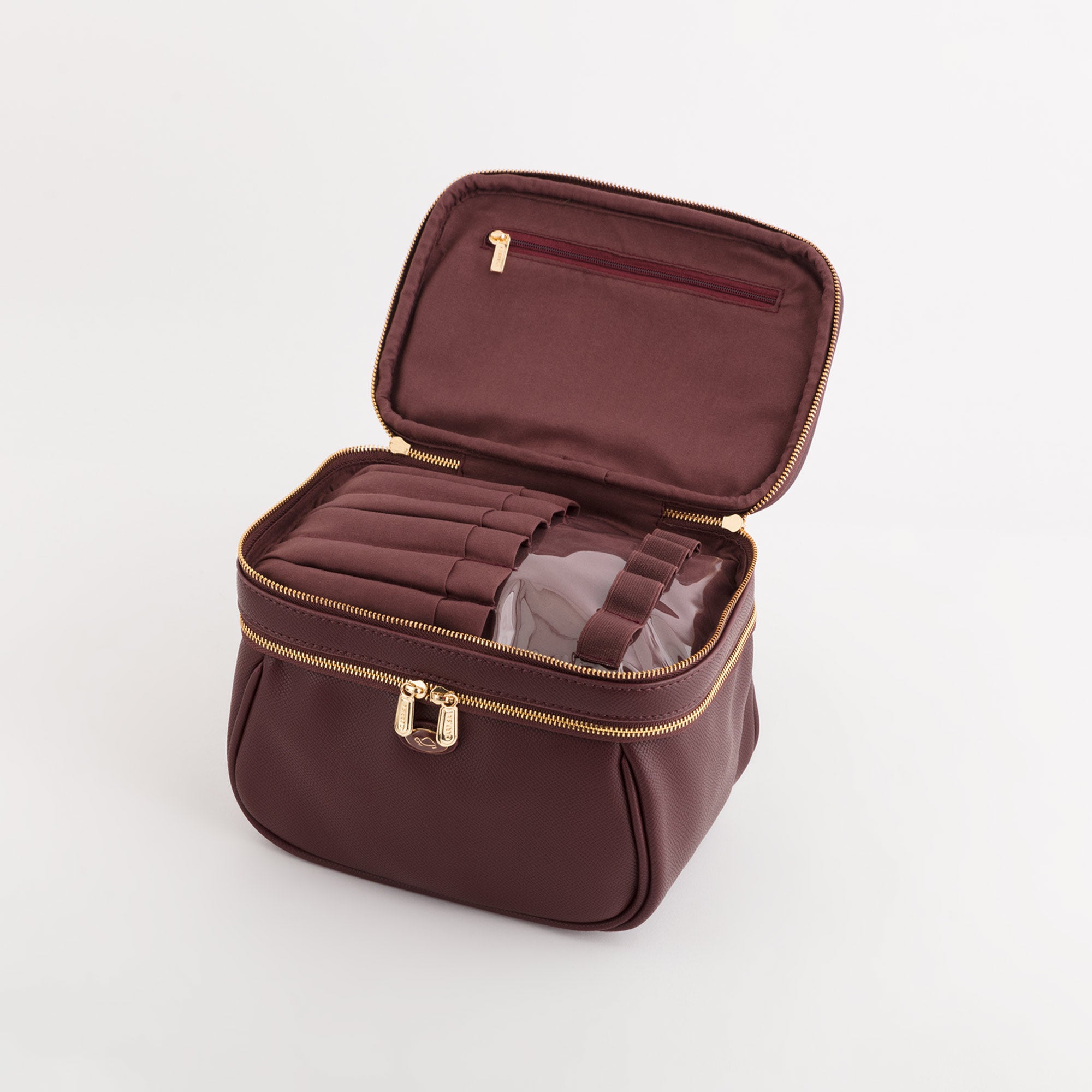 Toiletry Bags-Leonia Accessories Single Size / Plum