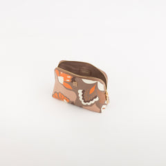 Women's Toiletry Bag Bouquet Wallet V1 Taupe/Multicolour