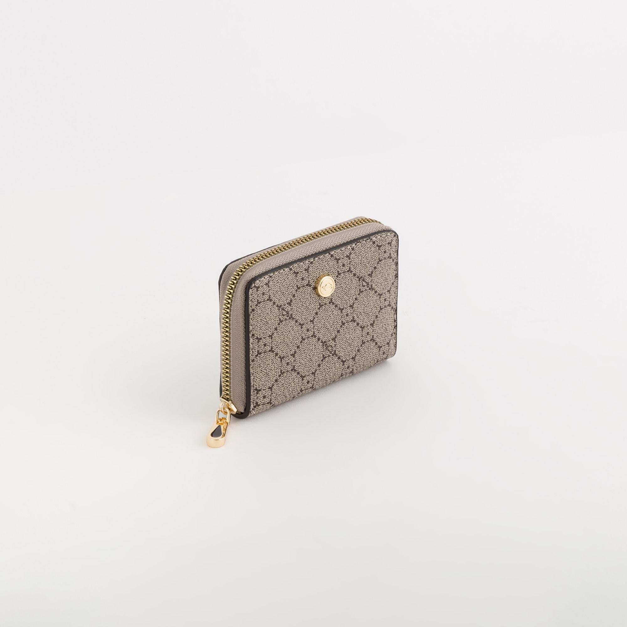 Coin Purses/Wallets-Diana Wallet Single Size / Taupe/Black