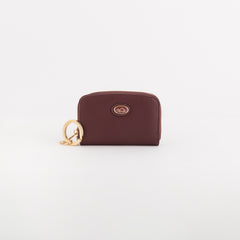 Keyring Coin Purse-Leonia Accessories Single Size / Plum