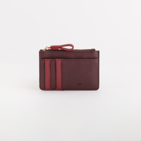 Coin Purses/Wallets-Berna Wallet Single Size / Plum/Cherry