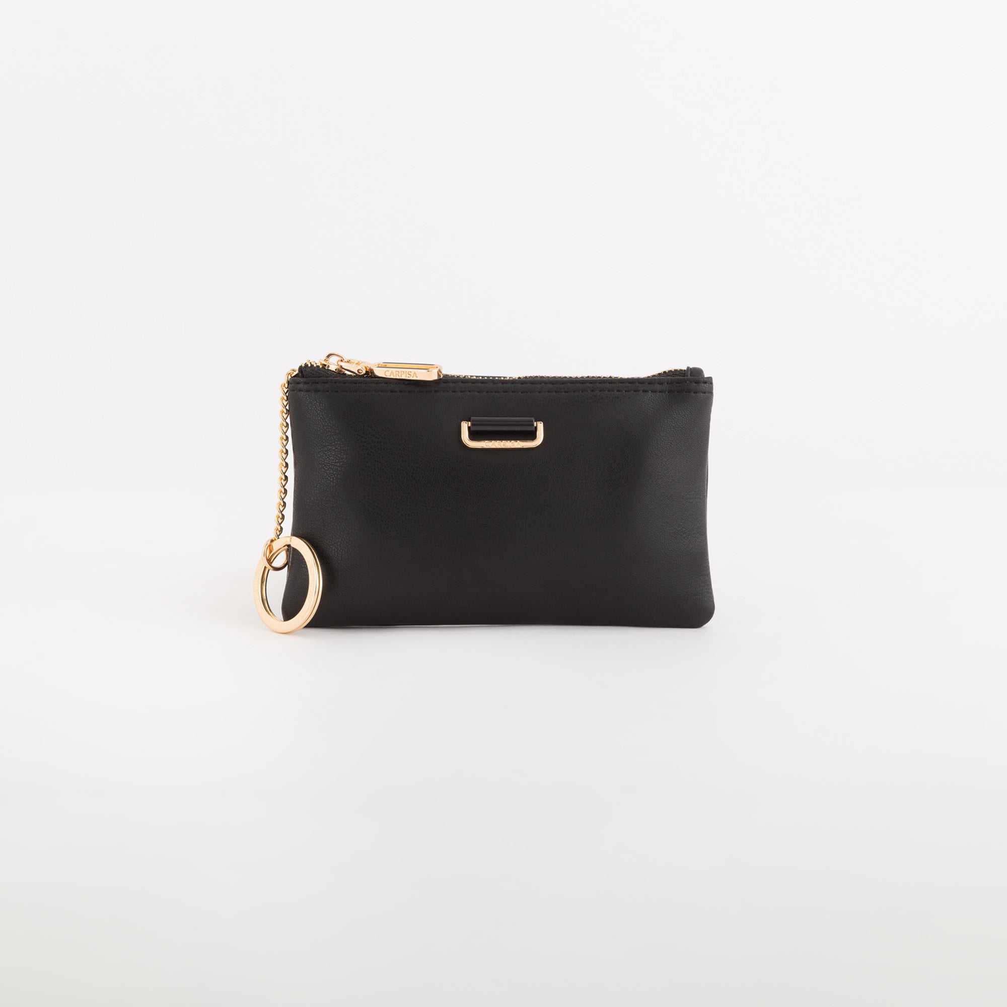 Keyring Coin Purse-Zurigo Wallet Single Size / Black