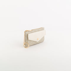 Women's Keyring Coin Purse Diana Spring Wallet Butter/Multicolour