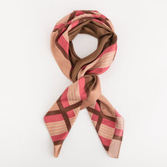 Scarves-Foulard Single Size / Taupe/Multicolour
