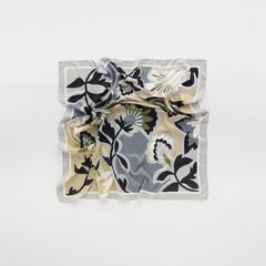 Women's Scarf Foulard Powder Blue Multicolour