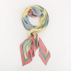 Women's Scarf Foulard Powder Green Multi