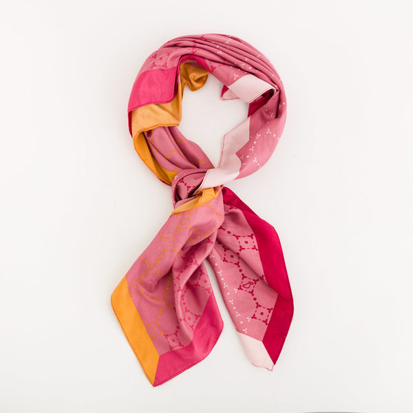 Women's Scarf Foulard Powder/Multicolour