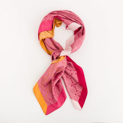 Women's Scarf Foulard Powder/Multicolour