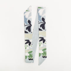 Women's Scarf Foulard Powder Blue Multicolour
