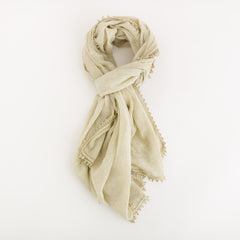Women's Scarf Ambra Pashmina Natural