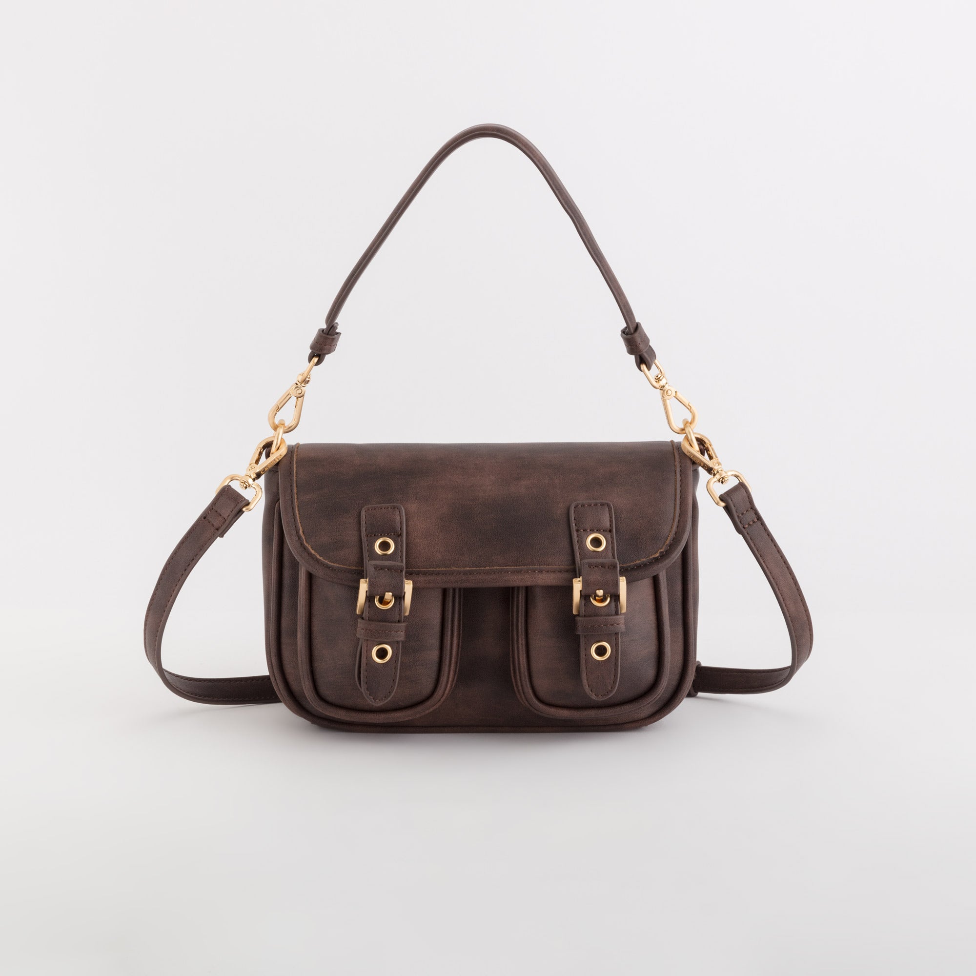 Cross-Body Bags-Madrid Single Size / Dark Brown