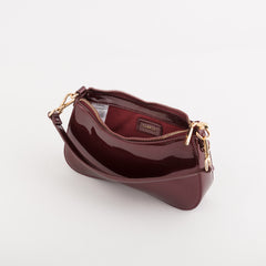 Cross-Body Bags-Narciso Patent Single Size / Cherry