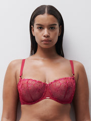 Chantelle Fleurs-Half-Cup Balcony Bra