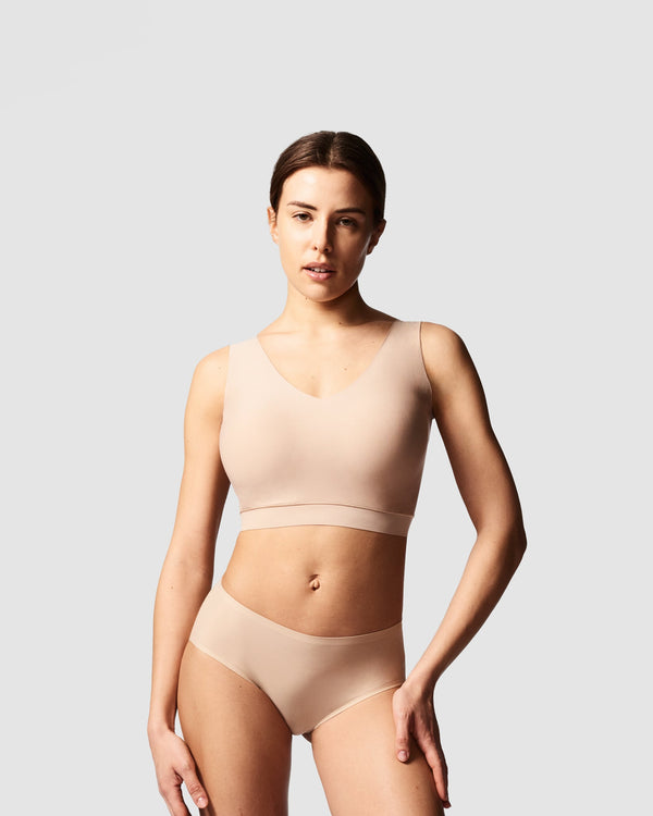 Chantelle Softstretch-Padded V-Neck Bra Top