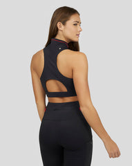 Women's Black Ultrarun Running Crop Top