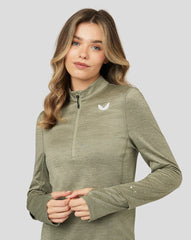 Women's Active Long Sleeve Half Zip Midlayer Top