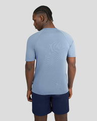 Sky Short Sleeve Crew Neck Training T-Shirt - Men’s Breathable Gym Tee, Performance Shirt